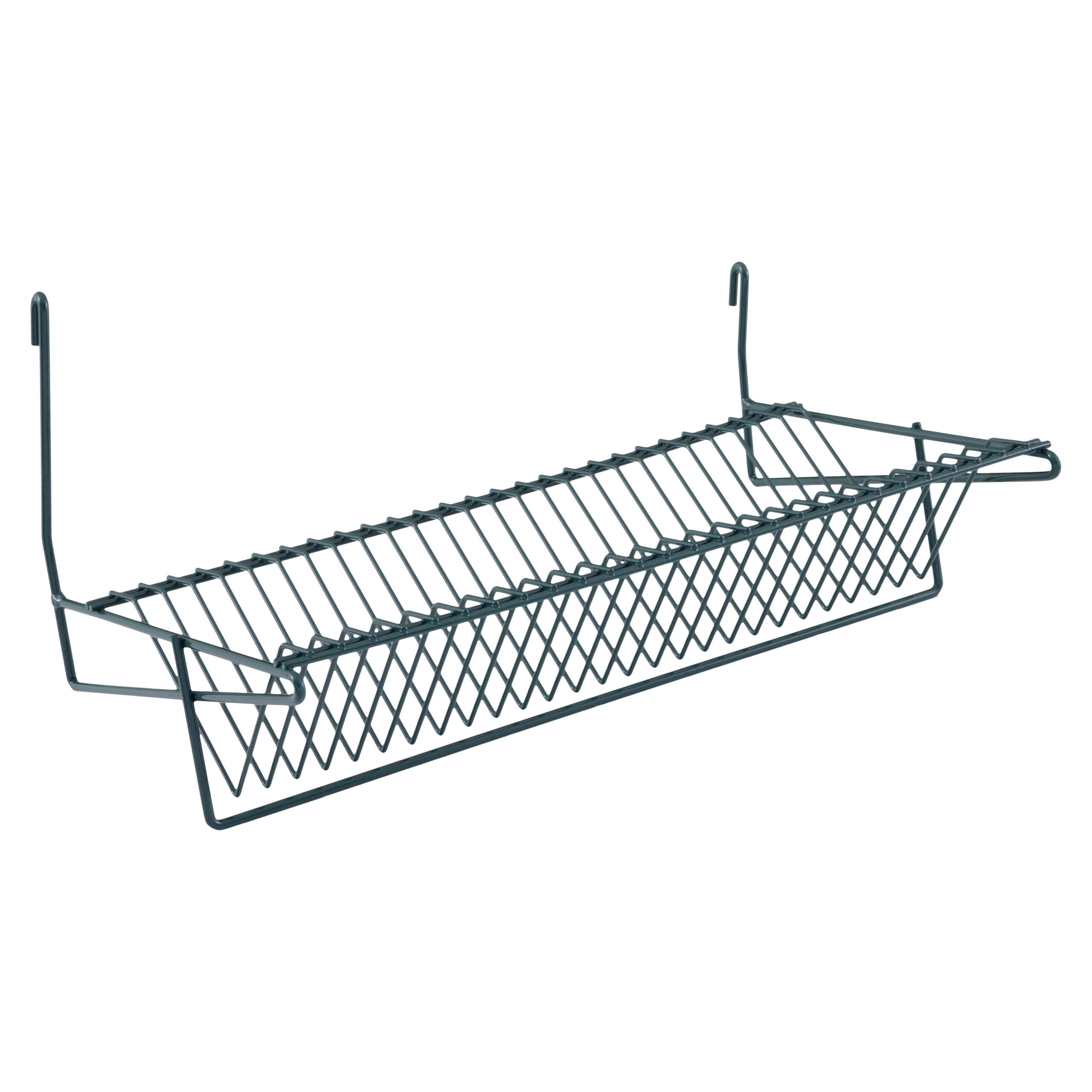 SmartWall Slanted Lid Holder/Drying Shelf, Metroseal Green Epoxy