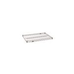 The 21 x 30 Metro Super Erecta 2130NK4 Industrial Wire Shelf in Metroseal Gray Epoxy offers a sleek, durable finish with a functional and visually appealing rectangular grid pattern on a plain white background.