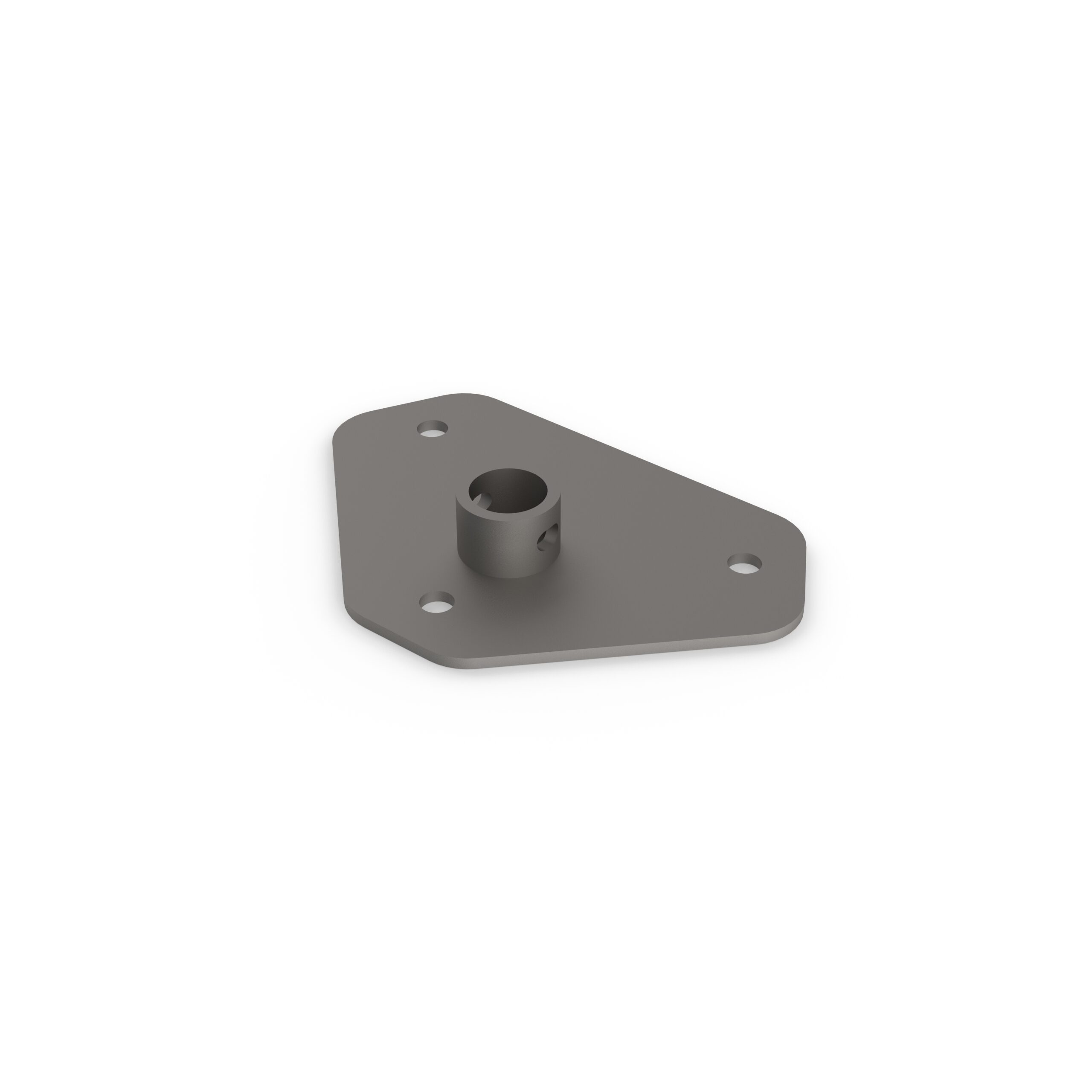 Seismic Shelving 1-Post, 2-3 Bolt, Triangular Base Plate Kit for Super Erecta and MetroMax Shelving