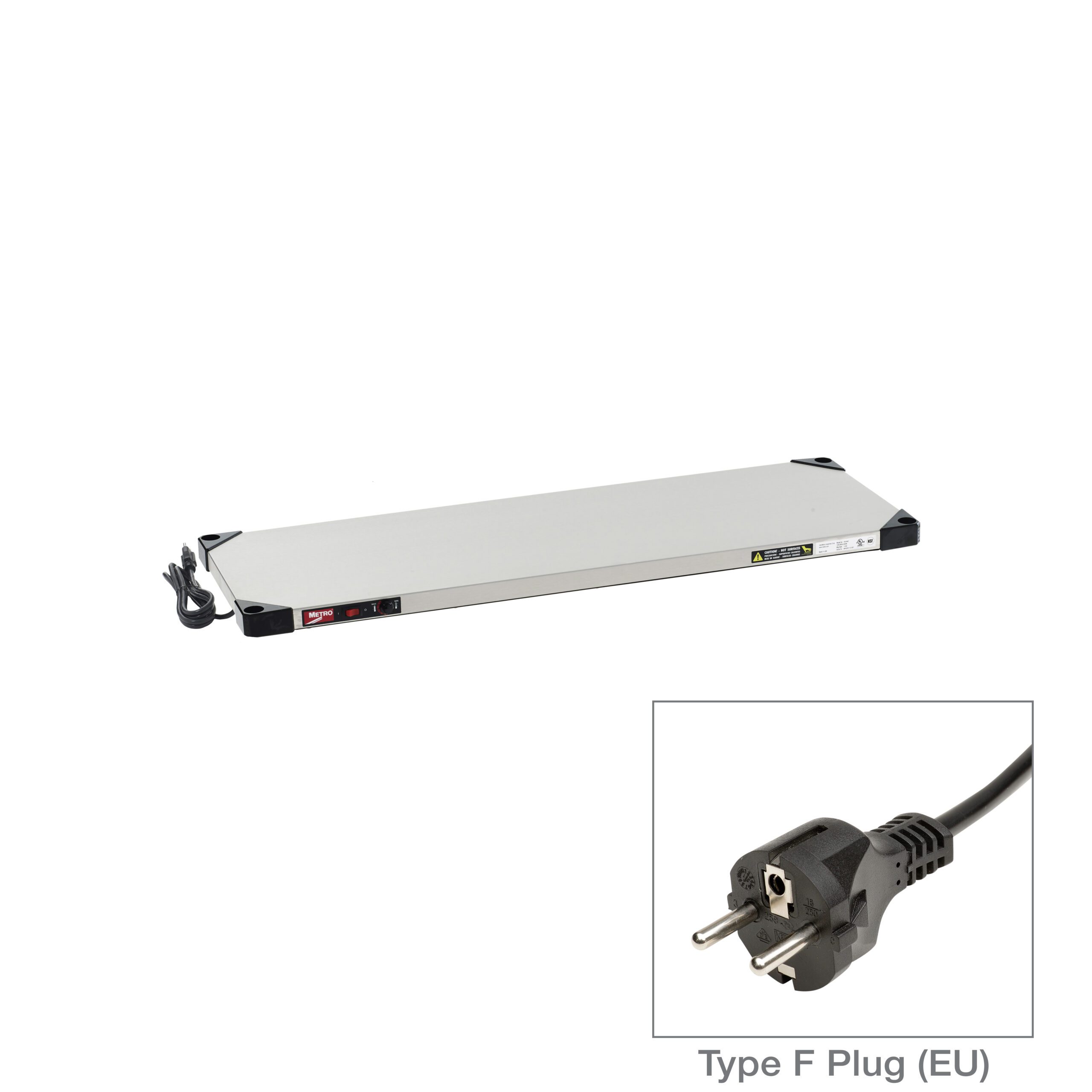 Super Erecta Hot Heated Shelf, 220-240V, 336- Type F Plug