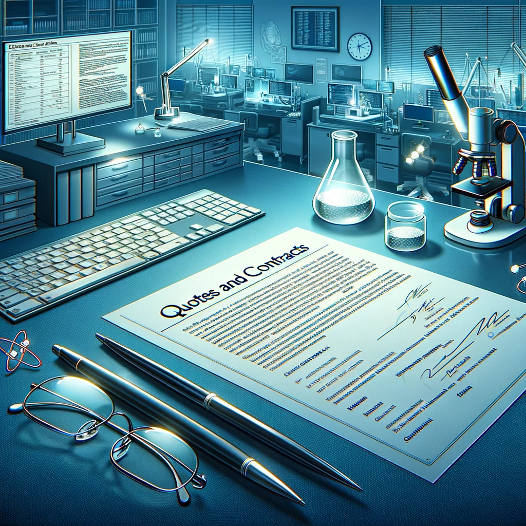 Laboratory Quotes and Contracts