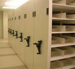 Mobile Shelving In a Utah Law Firm