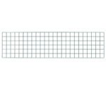 A horizontal pattern of evenly spaced squares outlined with Metroseal Green Epoxy lines on a white background resembles the Metro WG1872K3 SmartWall Wire Grid, 18 x 72, featuring continuous square repetition.