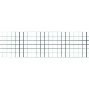 A horizontal pattern of evenly spaced squares outlined with Metroseal Green Epoxy lines on a white background resembles the Metro WG1872K3 SmartWall Wire Grid, 18 x 72, featuring continuous square repetition.