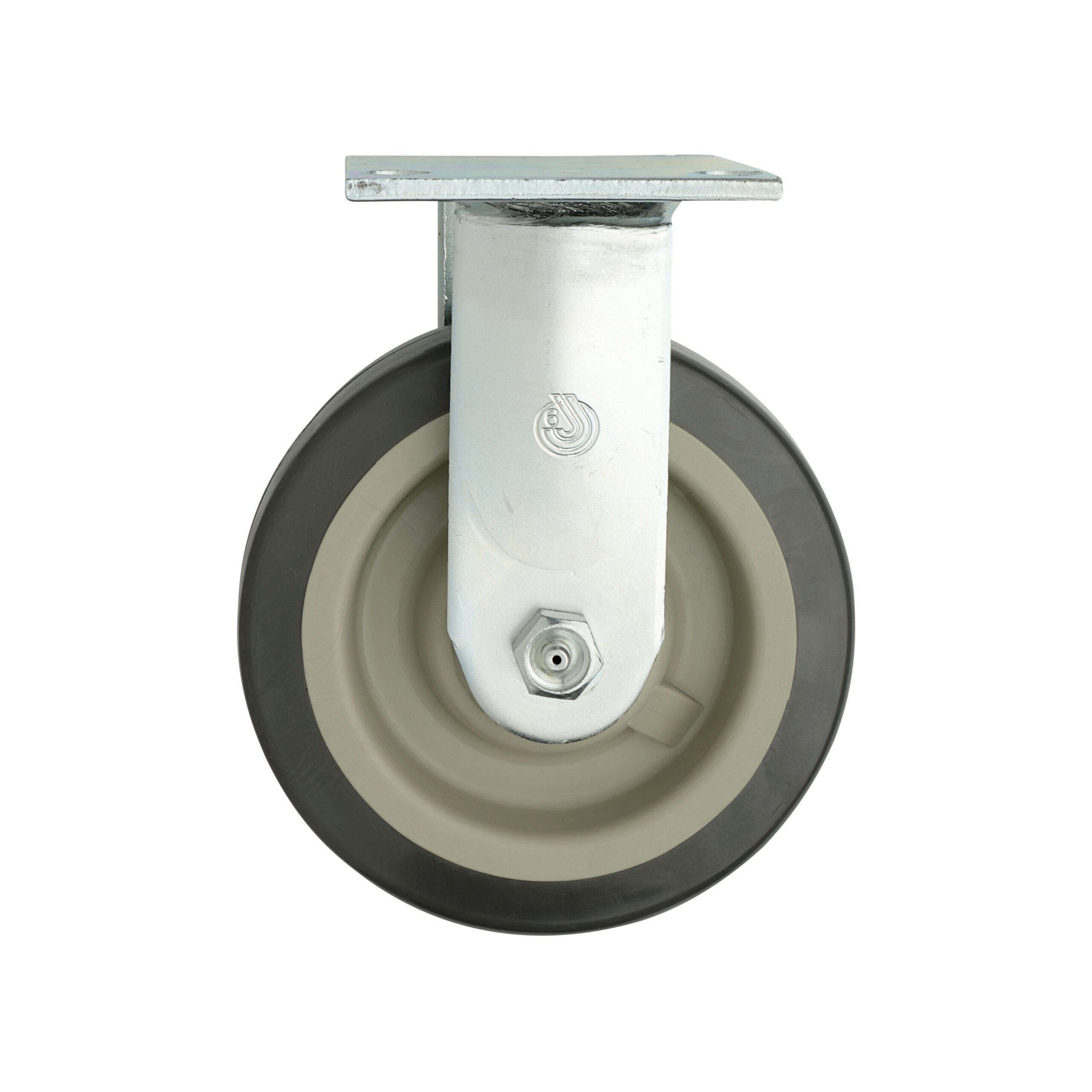 Metro C6PR 6" Polyurethane Rigid C-Plate Caster for Made-to-Order Truck Dollies
