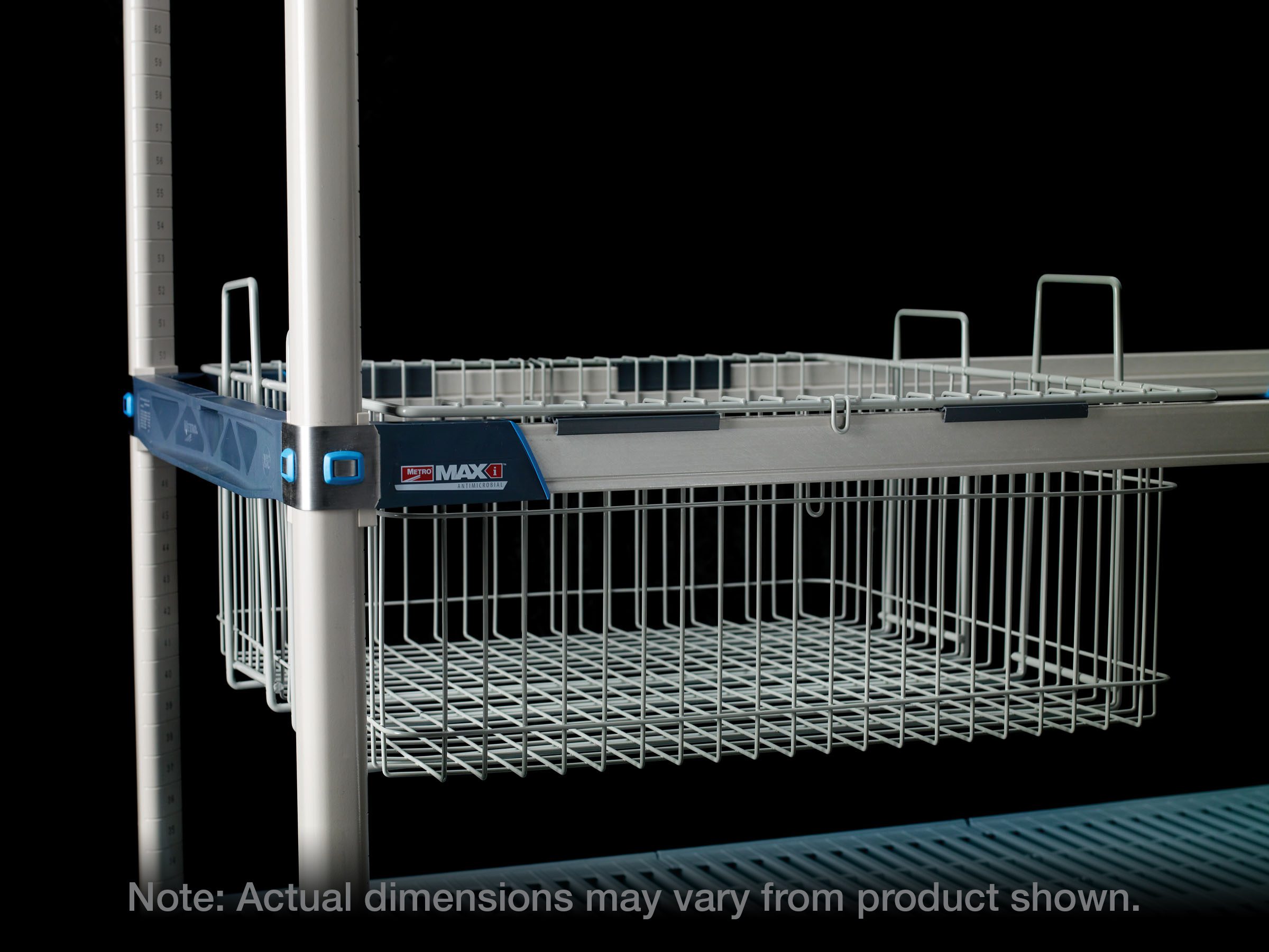 Wire Basket for MetroMax Industrial Plastic Shelving