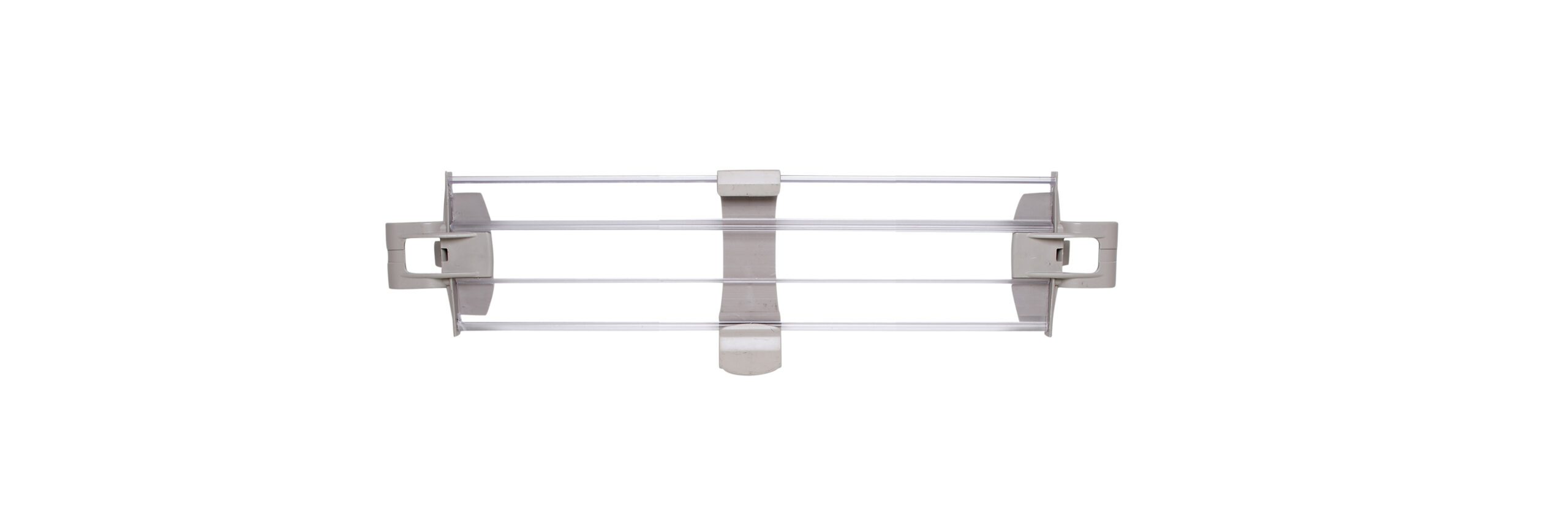 Solid Clear Stackable Shelf Ledge (Side) for MetroMax i Industrial Plastic Shelving
