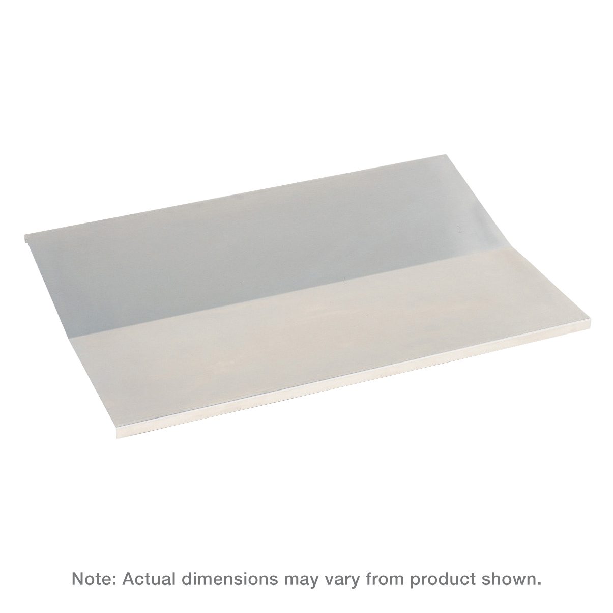 Pitched Aluminum Dust Cover for 24" x 48" Shelving Dollies