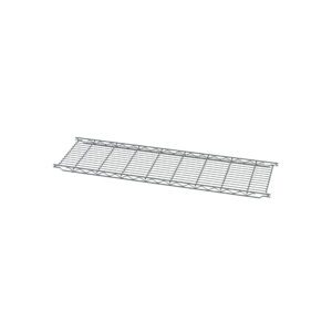 The Metro 1242C Erecta Wire Shelf, measuring 12 x 42, offers a robust metal grid design ideal for organization and storage, featuring durable parallel and intersecting wires.