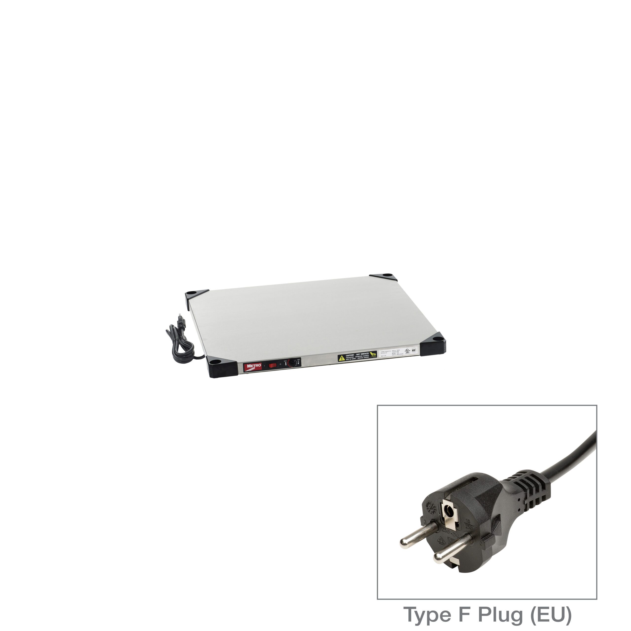 Super Erecta Hot Heated Shelf, 220-240V, 168- Type F Plug