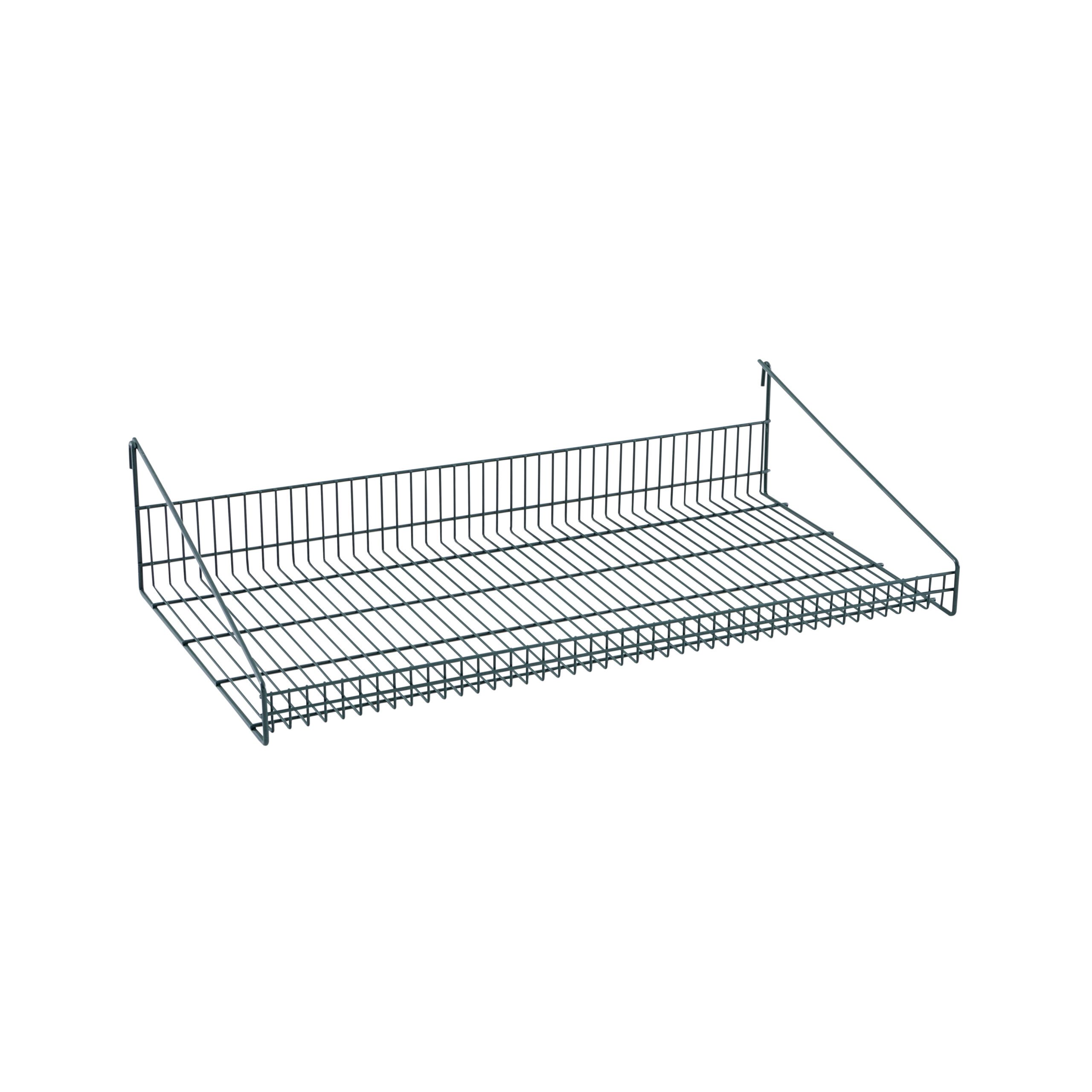 SmartWall Grid Shelf with Retaining Ledge, Metroseal Green Epoxy