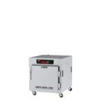 The Metro C583X-SFS-LA C5 8 Series is a stainless steel insulated reach-in holding cabinet featuring a full-length solid door, lip load aluminum slides, and a digital temperature display. It’s mobile, operates on 220-240V with 1681-2000W power, and is perfect for commercial kitchen or catering use.