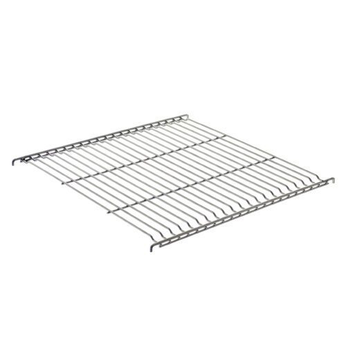The Metro C5-SHELF-S Small Item Shelf for C5 Cabinets features 6 metal bars, ideal for holding food or cookware while baking, against a plain white background.