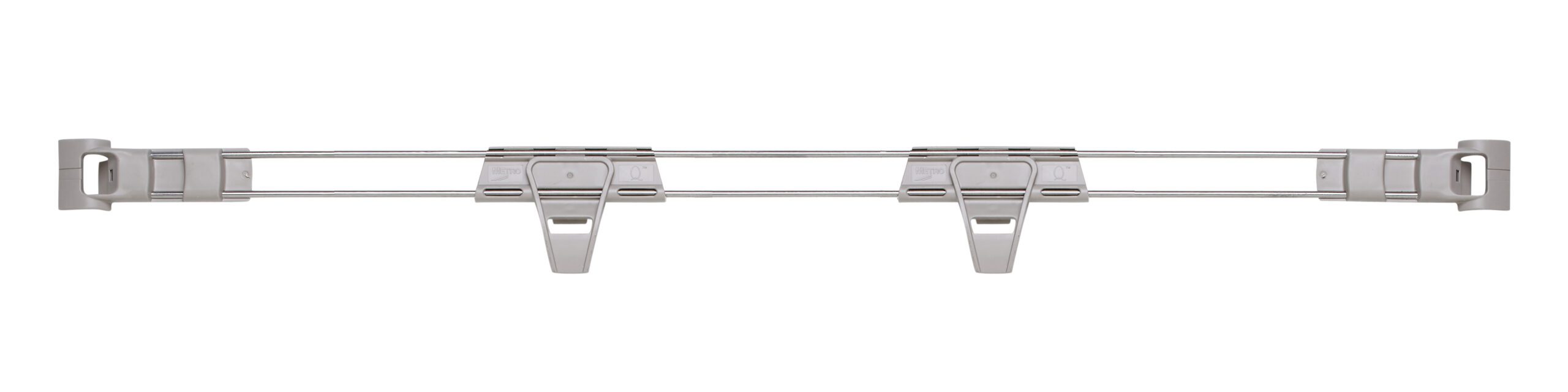 Stackable Shelf Ledge (Back) for MetroMax Q Industrial Plastic Shelving, 42" L x 2" H