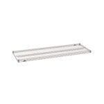 The Metro Super Erecta 2160NK4 Industrial Wire Shelf, measuring 21 x 60, showcases a sturdy grid-pattern metal wire design with a sleek Metroseal Gray Epoxy finish, providing stylish and reliable storage.