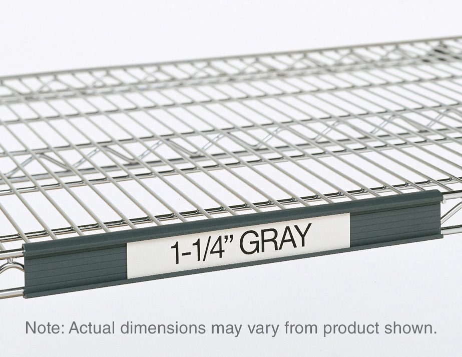 Super Erecta Label Holder, Gray