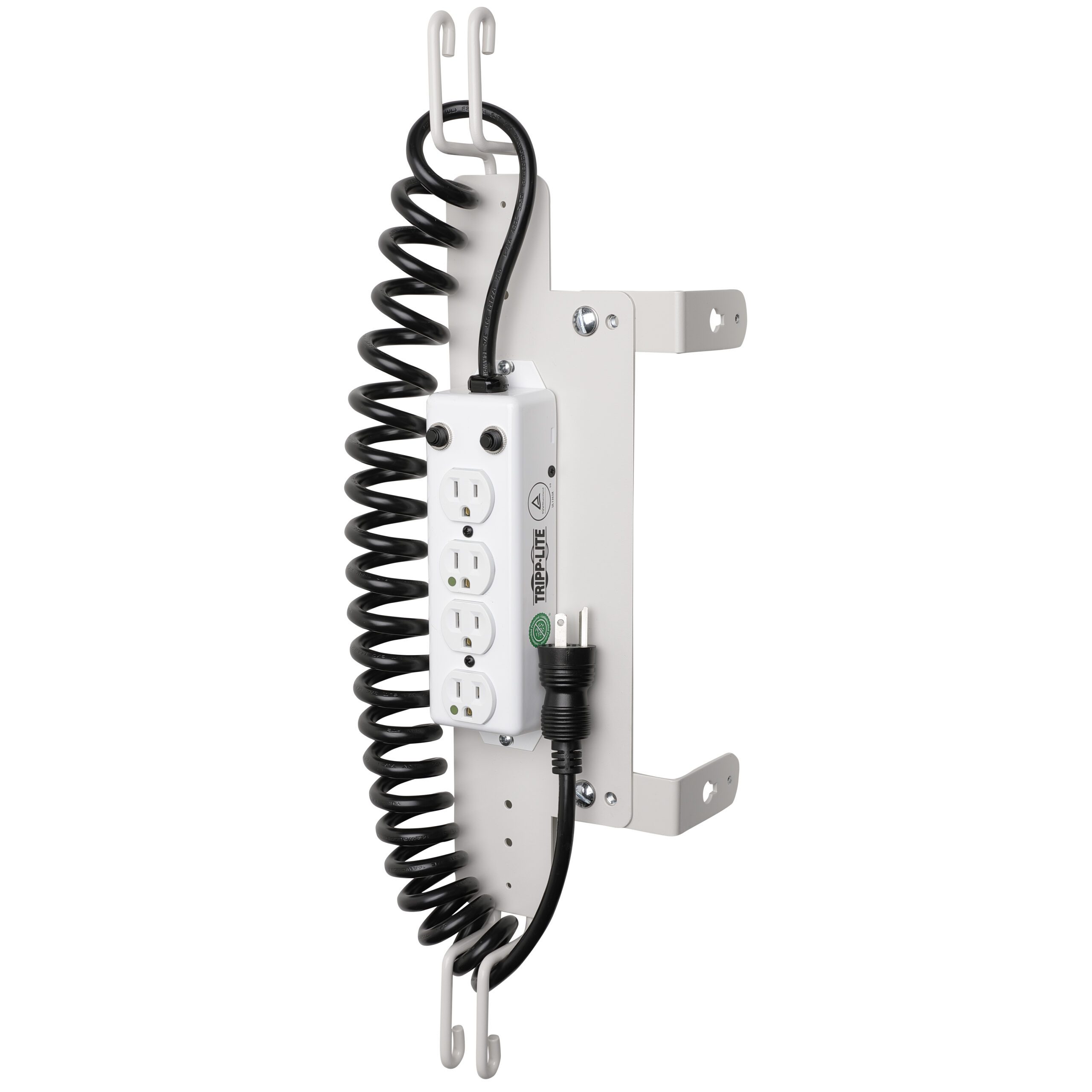 Hospital-Grade Universal 4-Outlet Power Strip for Flexline and Lifeline Carts