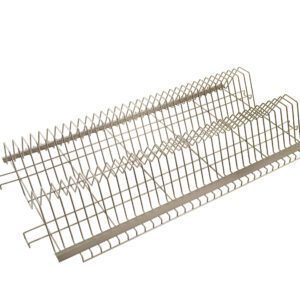 The Metro XTR2448XE Tray Drying Rack for 24 x 48 shelving, with angled slots and 1.125 spacing, is viewed from above on a white background, highlighting its wire design.