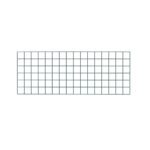 An animated loading bar, resembling the Metro WG1848K3 SmartWall Wire Grid in Metroseal Green Epoxy color, fills sequentially across a grid of empty squares from left to right against a white background for a clean, modern look, then clears and restarts.