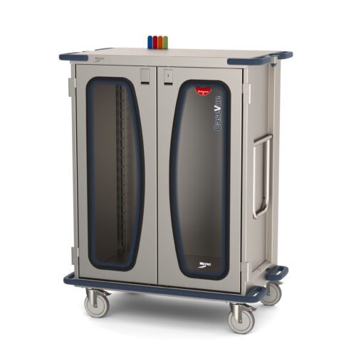 ihoygnn7y2l6x43amsms6i25td6597yi.jpg The Metro CaseVue CV36HC-NBFH Surgical Case Cart boasts clear doors, color-coded flags, and a swing-up handle. Sized at 45.5W x 28D x 58.25H, it features four wheels for smooth mobility, making it perfect for hospital use.
