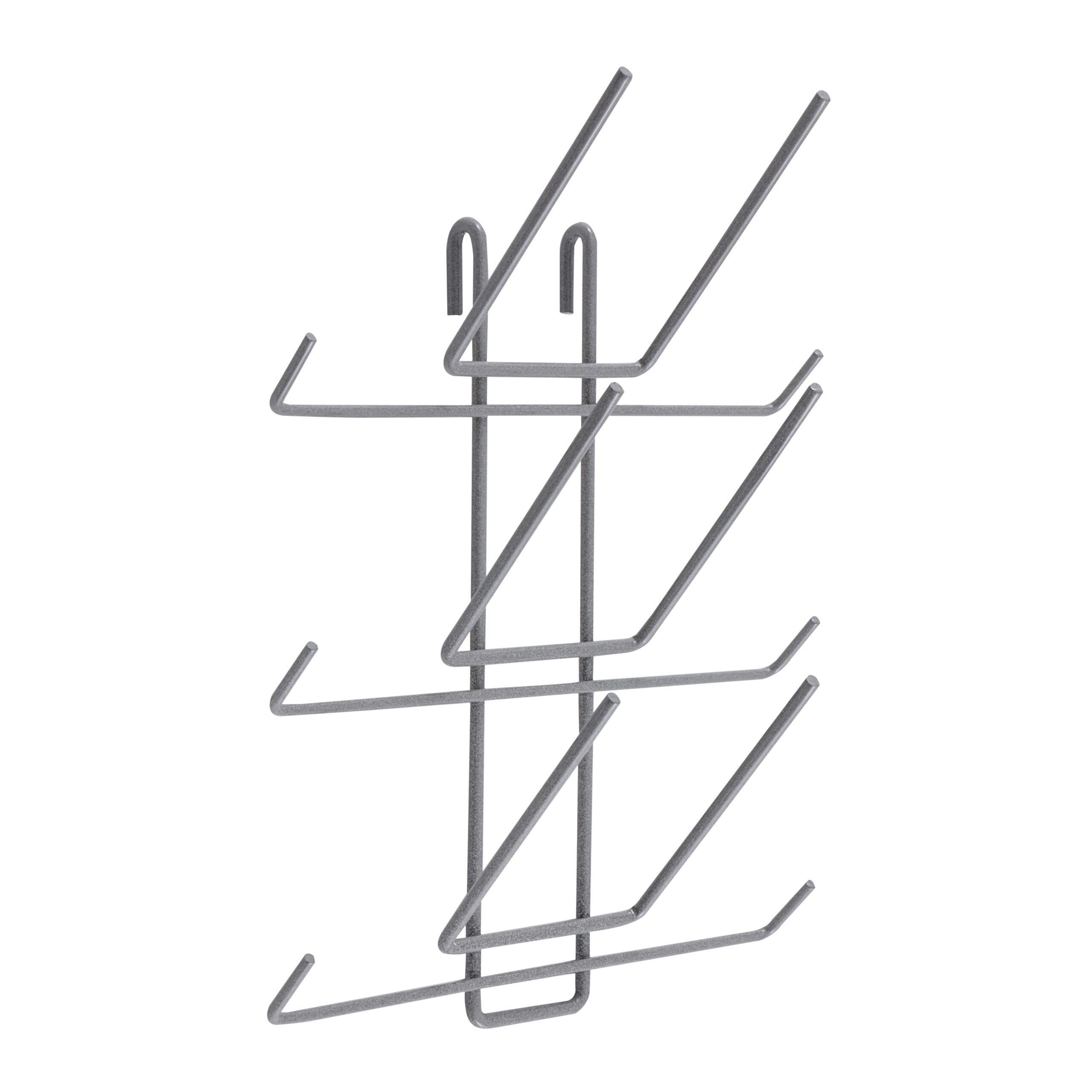 SmartWall 6-Prong Bottle Holder Metroseal Gray Epoxy