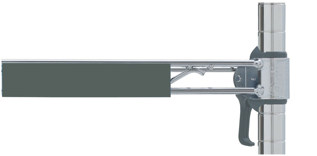 Super Erecta Color Shelf Marker, Gray