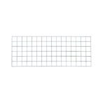 The Metro WG1848BR SmartWall Wire Grid is a 18 x 48 metal grid sheet with a Brite finish and evenly spaced square openings.