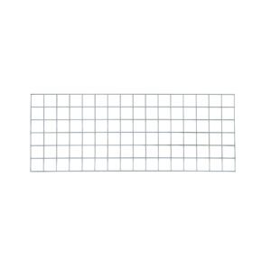 The Metro WG1848BR SmartWall Wire Grid is a 18 x 48 metal grid sheet with a Brite finish and evenly spaced square openings.