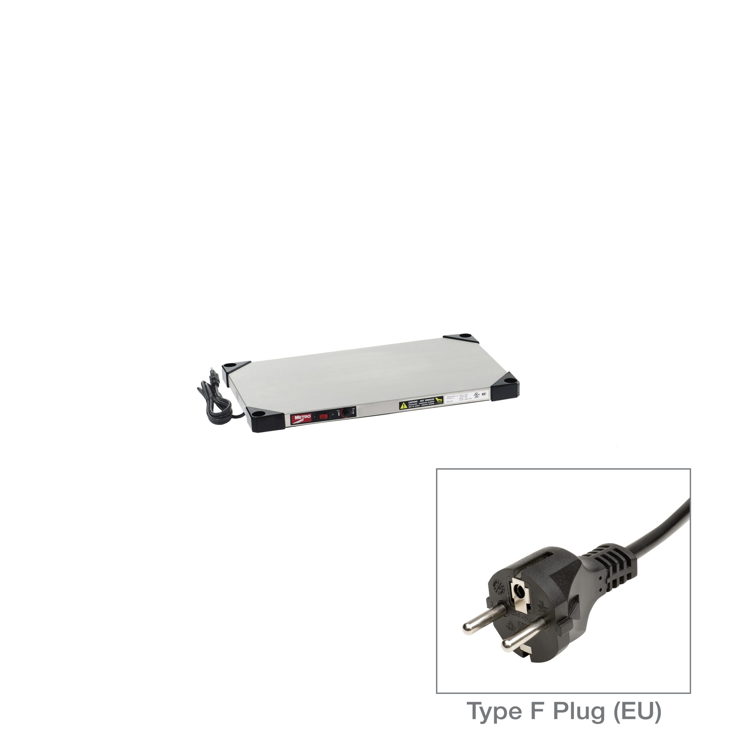 Super Erecta Hot Heated Shelf, 220-240V, 168- Type F Plug