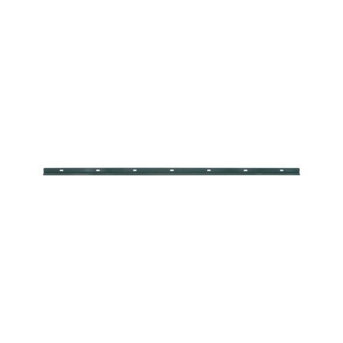 k9gyaszon1hwq1ocofn6i5jr751gc5v5.jpg A Metro SW56K3 SmartWall Wall Track, 56 long with a sleek design and evenly spaced holes on a white background, features a durable build and stylish Metroseal Green Epoxy finish for enhanced protection.