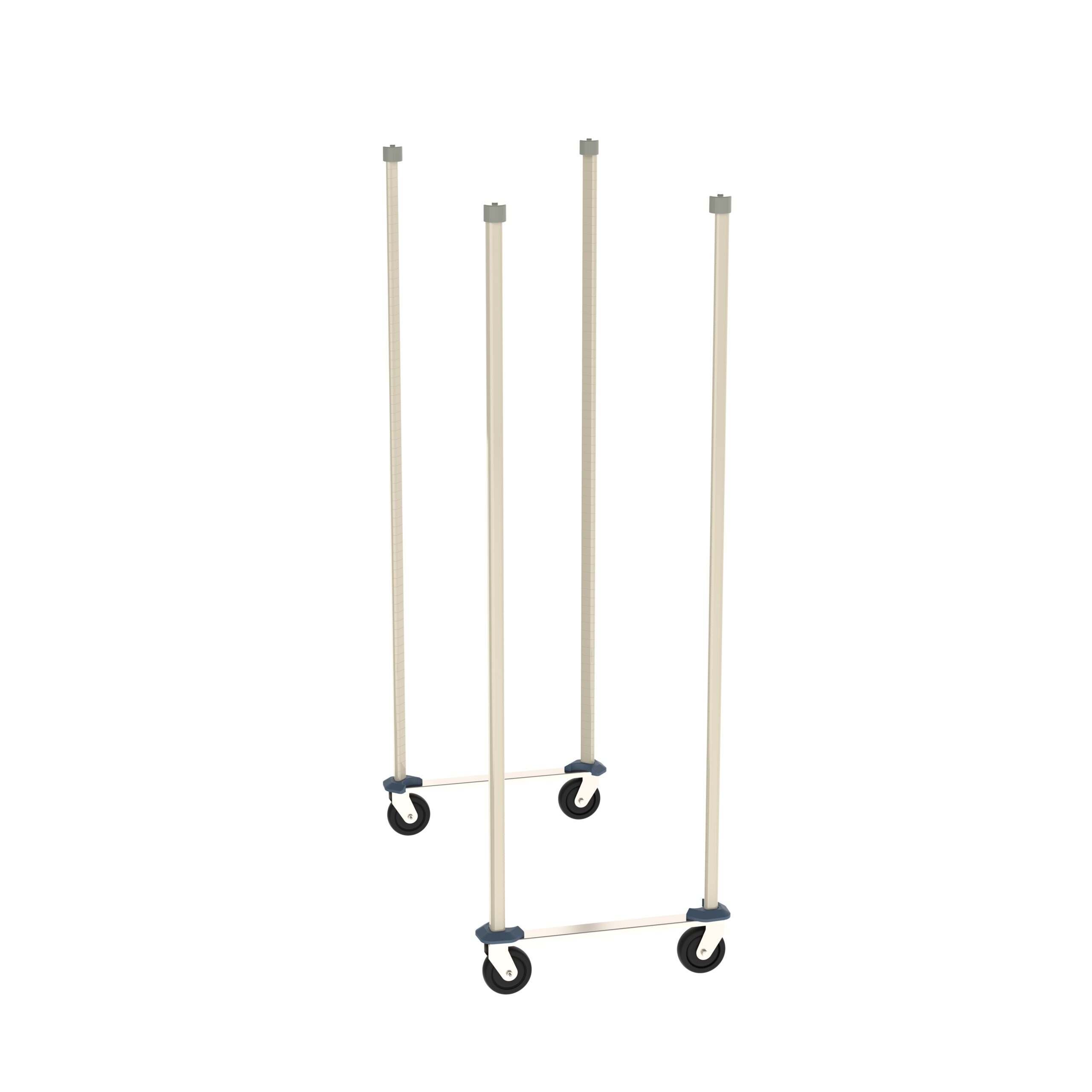 Top-Track Mobile Unit Kit for 24" Wide MetroMax Shelving