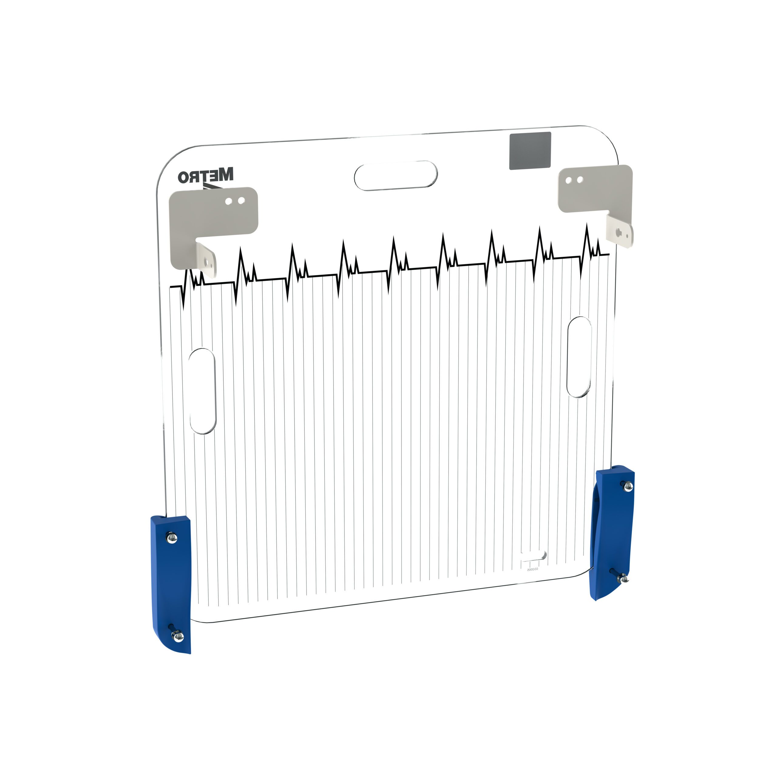 Flexline Backboard with Rear Assembly Kit for 36" High Flexline Carts