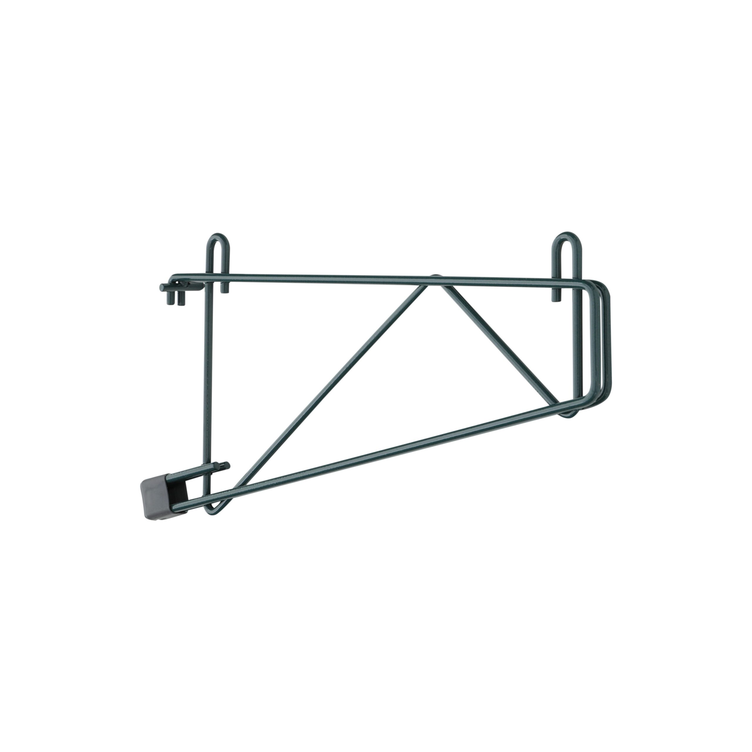 SmartWall Single Shelf Support for 14" Deep Shelves, Metroseal Green Epoxy