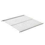 The Metro C5T-SHELF is a metal oven rack made of parallel rods, ideal for holding trays or cookware. Its rectangular design with raised sides ensures a seamless fit inside your oven, perfect for C5 T-Series and R-Series Cabinets.