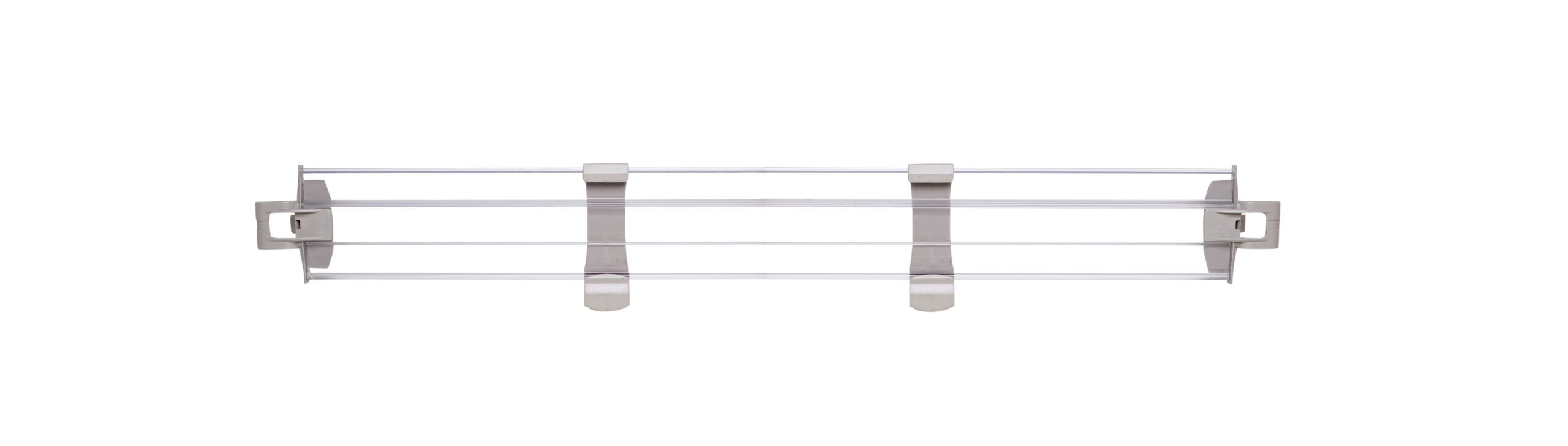 Solid Clear Shelf Ledge (Back) for MetroMax i Industrial Shelving, 36" L x 4" H