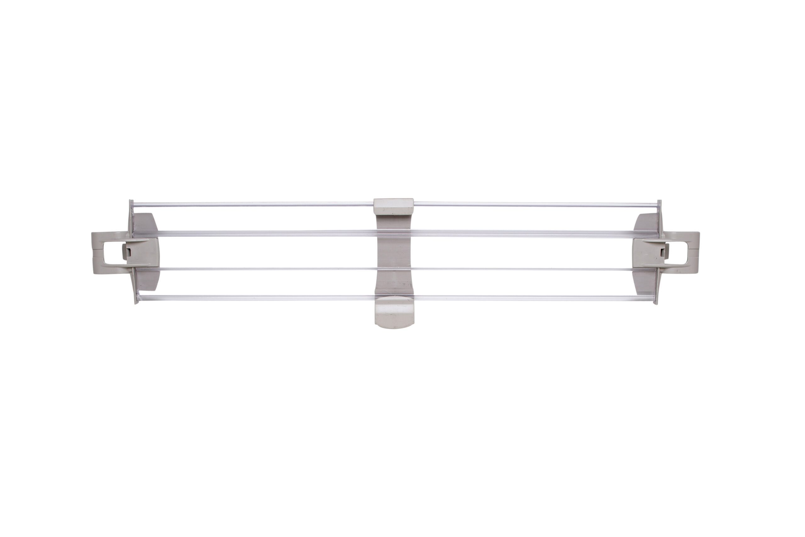 Solid Clear Stackable Shelf Ledge (Back) for MetroMax i Industrial Plastic Shelving