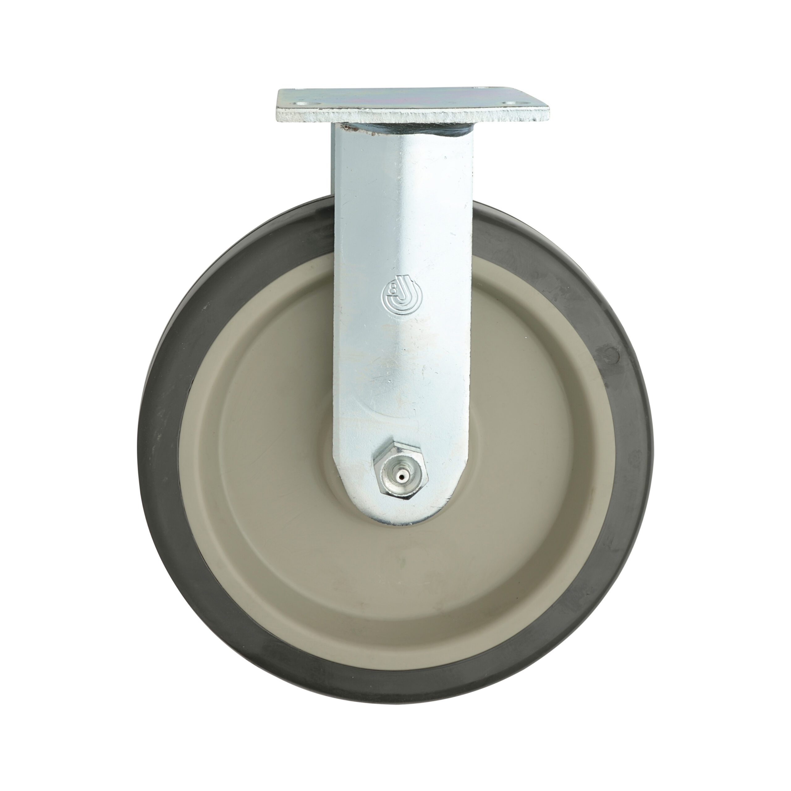 8" Rigid C-Plate Caster for Made-to-Order Truck Dollies