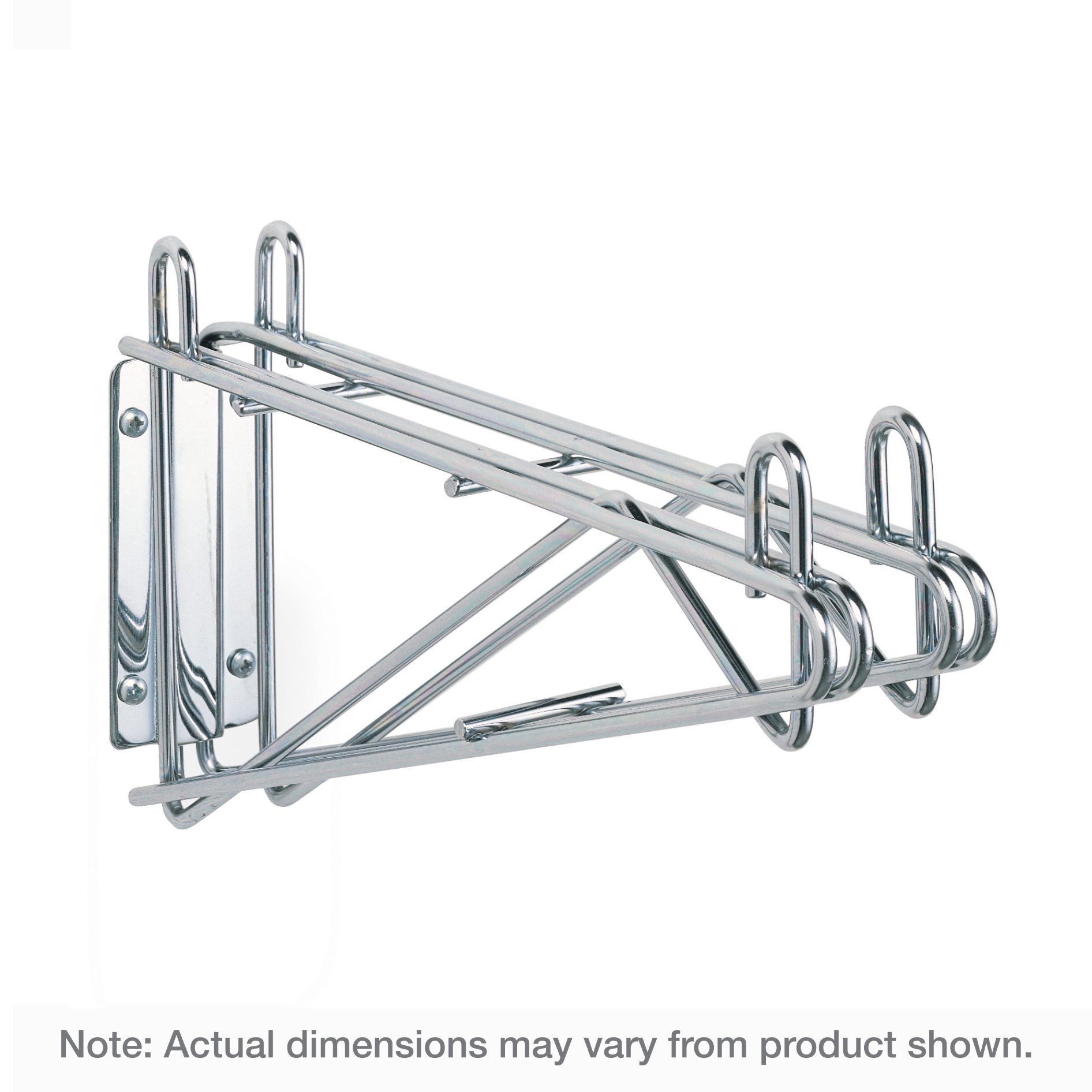 Super Erecta Direct Wall Mount Double Shelf Bracket for 18" Wide Shelves