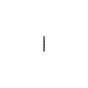 A small Metro SWU15K4 SmartWall Upright, 15, with a helical thread resembles the precision of a metal screw and Metroseal Gray Epoxys finish. Its photographed from the side against a plain white background.