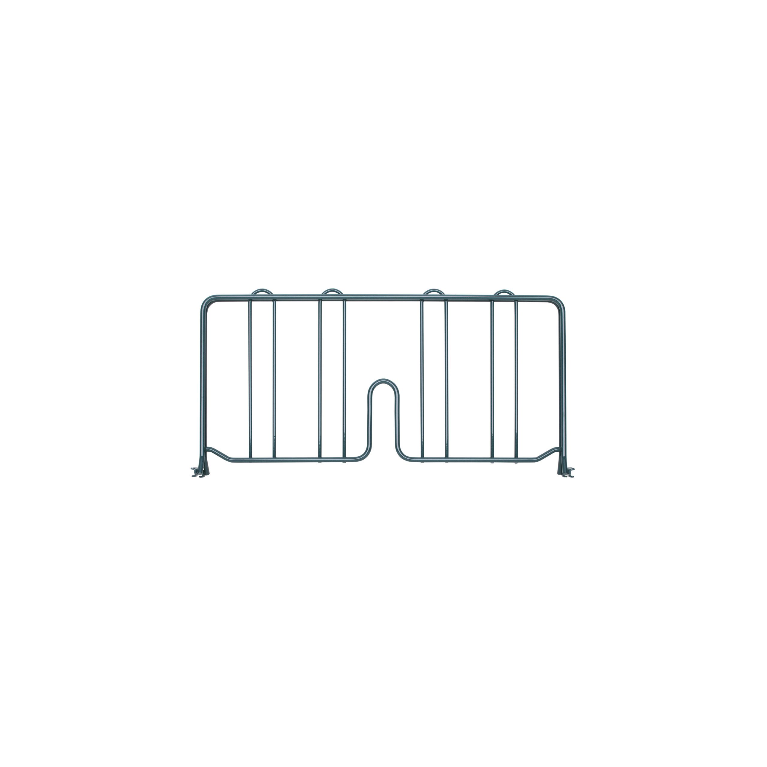 Super Erecta 8" High Shelf Divider for Wire Shelves Metroseal Green Epoxy