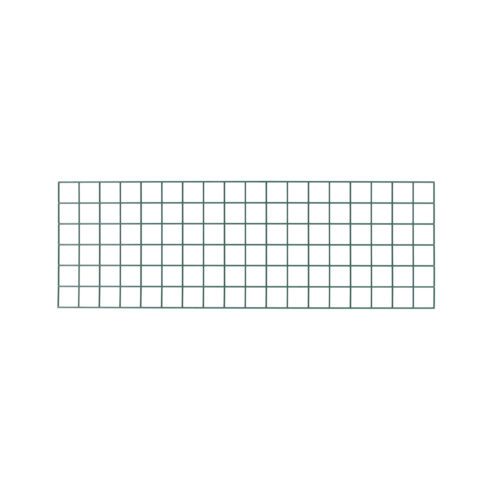 The Metro WG1854K3 SmartWall Wire Grid is a rectangular 18 x 54 Metroseal Green Epoxy grid with a white background, featuring evenly spaced lines to form small square cells aligned horizontally with 10 rows and 33 columns.