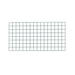 The Metro WG2448K3 SmartWall Wire Grid, sized at 24 x 48, features uniform squares with a Metroseal Green Epoxy finish, set against a striking white background.