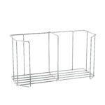 The Metro MBQ-C2-14 10-Plate Capacity Covered Plate Carrier is designed for MBQ Two-Door Banquet Cabinets, featuring a lightweight, rectangular open design with vertical and horizontal bars to create compartments, ideal for organization and fitting effortlessly into any space.