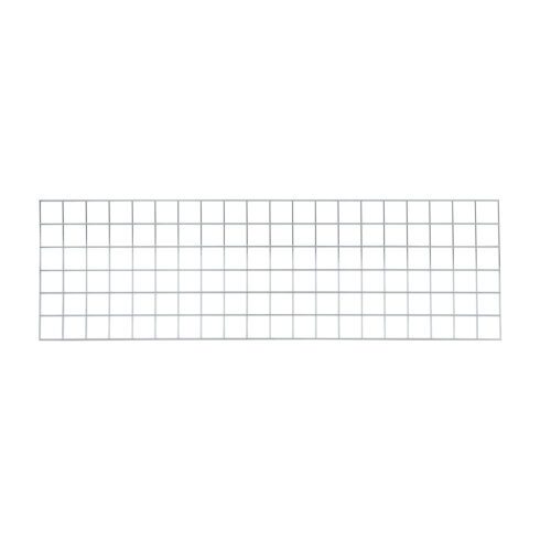 The Metro WG1860BR SmartWall Wire Grid, Brite, 18 x 60, features an elegant rectangular mesh design with evenly spaced squares on a plain white background.