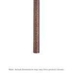 A Metro 63UP-DCH Super Erecta SiteSelect Industrial Wire Shelving Post with a copper hammertone texture stands vertically centered on a white background. Below it, text in small gray font reads, Note: Actual dimensions may vary from product shown.