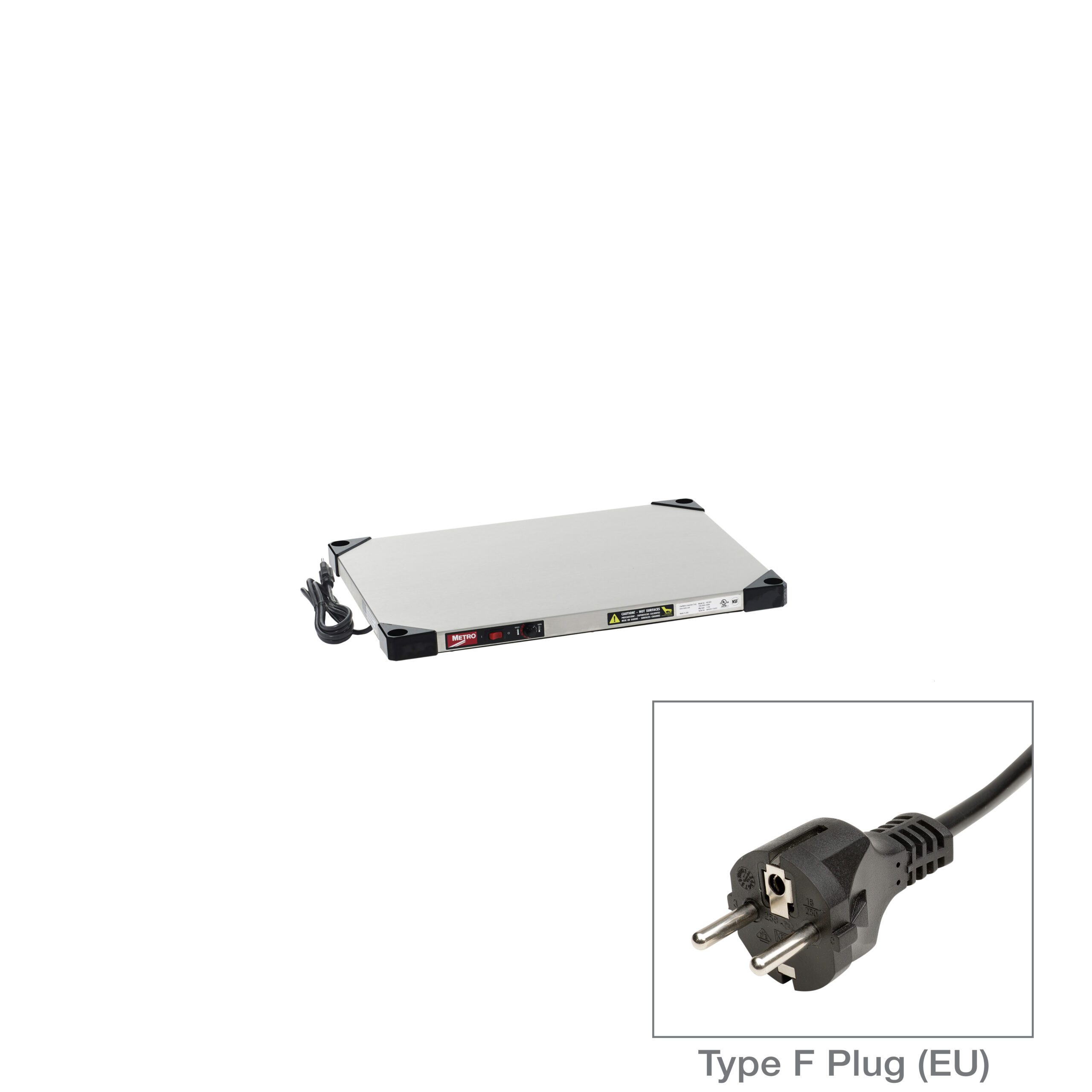 Super Erecta Hot Heated Shelf, 220-240V, 168- Type F Plug