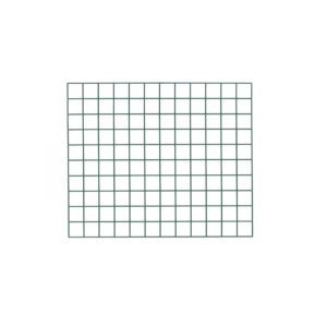 The Metro WG3036K3 SmartWall Wire Grid features a 30 x 36 size with small square openings crafted from dark metal rods, enhanced by a Metroseal Green Epoxy finish for durability and style.