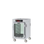 The Metro C585X-SFC-LPFCA C5 8 Series is a 1/2 height insulated pass-thru holding cabinet with full-length clear doors and lip load aluminum slides. Made from stainless steel and fitted with casters, it provides efficient service in various settings. It operates at 220-240V, 50/60Hz, and 1681-2000W.