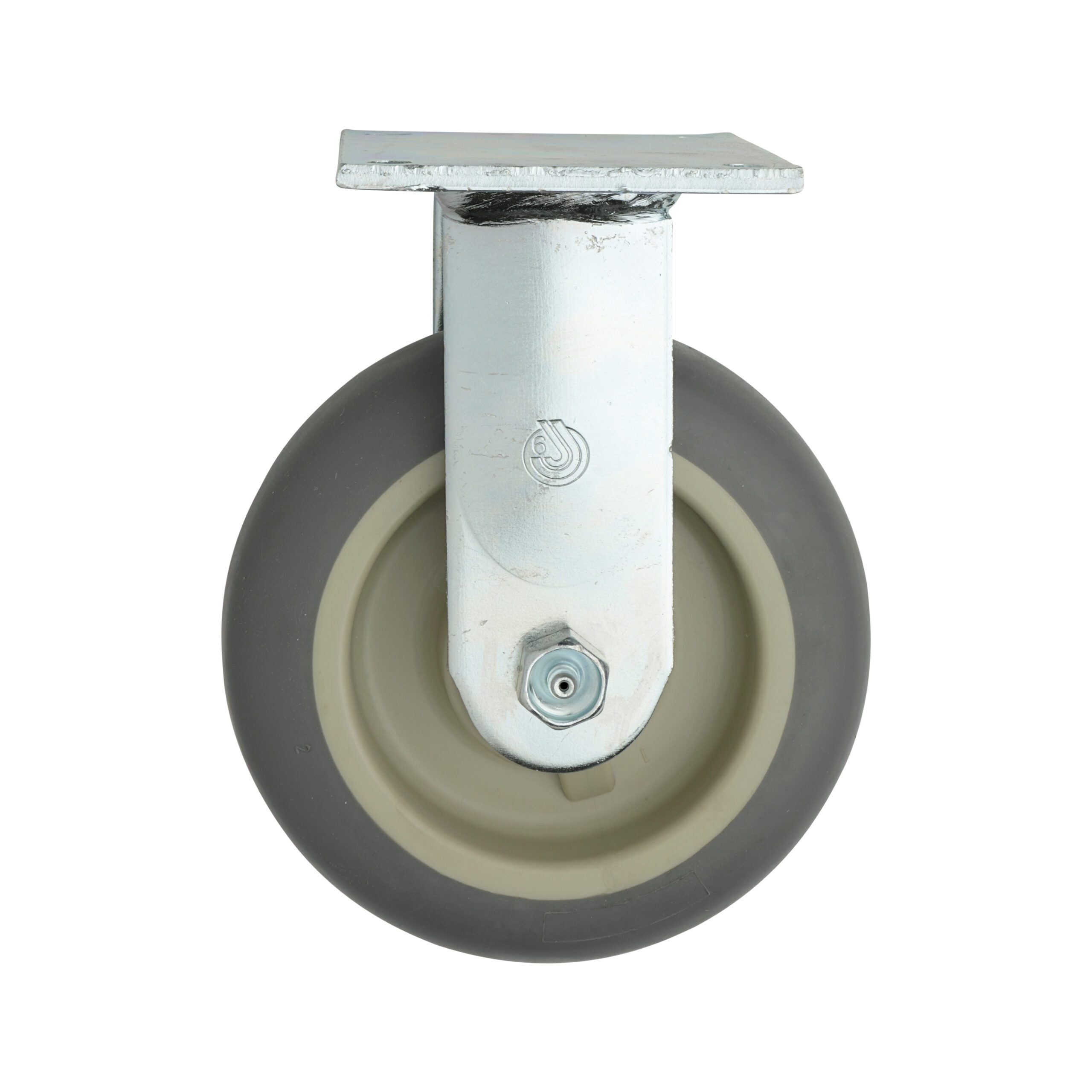 6" High Modulus Donut Rigid C-Plate Caster for Made-to-Order Truck Dollies