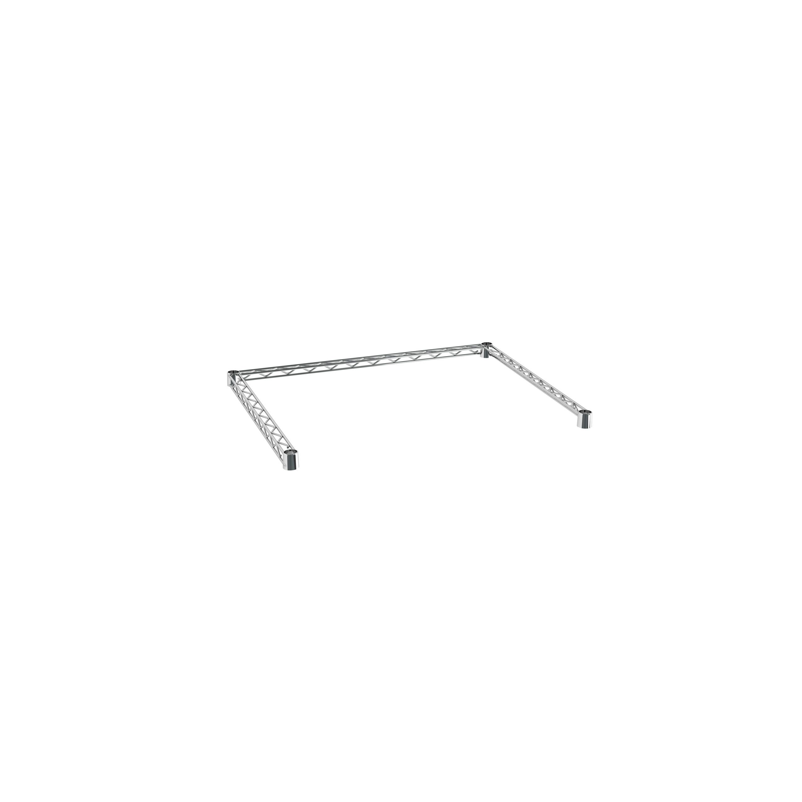 Super Erecta Three-Sided Double Snake Frame, Chrome